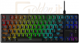 Billentyűzet Kingston HyperX Alloy Origins Core RGB HX Red Mechanical Gaming Keyboard Black US - HX-KB7RDX-US