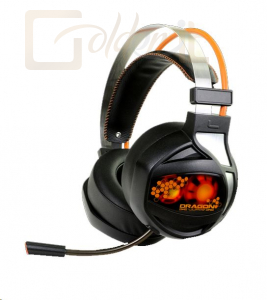 Fejhallgatók, mikrofonok Dragon War Rider Gamer Headset Black - G-HS-011