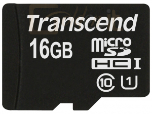 USB Ram Drive Transcend 16GB MicroSDHC Class10 UHS-I - TS16GUSDCU1