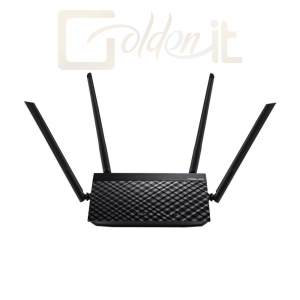 Hálózati eszközök Asus RT-AC1200 V2 AC1200 Dual-Band Wi-Fi Router with four antennas and Parental Control - RT-AC1200 V.2