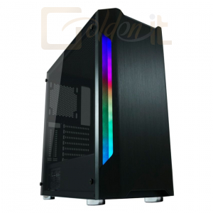 Ház LC Power Gaming 701B  BadgeX Window Black - LC-701B-ON