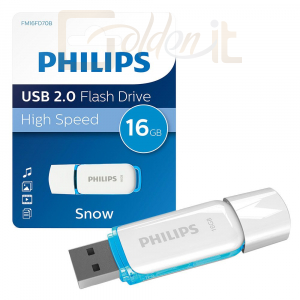 USB Ram Drive Philips 16GB USB 2.0 Snow Edition Blue - FM16FD70B/00