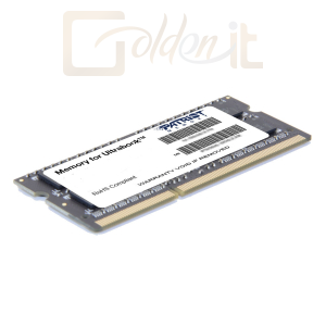 RAM - Notebook Patriot 4GB DDR3 1600MHz Ultrabook SODIMM CL9 - PSD34G1600L2S