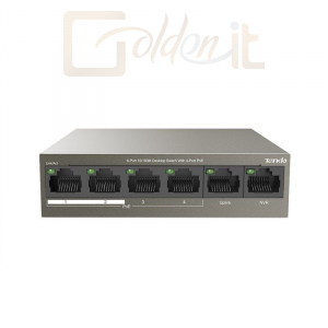 Hálózati eszközök Tenda TEF1106P-63W 6-Port 10/100M Desktop Switch with 4-Port PoE - TEF1106P-4-63W