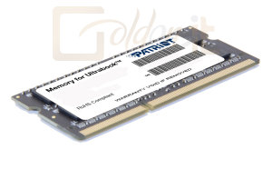 RAM - Notebook Patriot 4GB DDR3 1600MHz Ultrabook SODIMM - PSD34G1600L81S