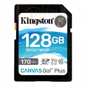 USB Ram Drive Kingston 128GB SDXC Canvas Go! Plus 170R C10 UHS-I U3 V30 - SDG3/128GB