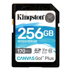 USB Ram Drive Kingston 256GB SDXC Canvas Go! Plus 170R C10 UHS-I U3 V30 - SDG3/256GB