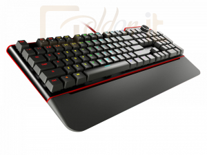 Billentyűzet Natec Genesis RX85 RGB Kailh Brown mechanical keyboard Black US - NKG-0959