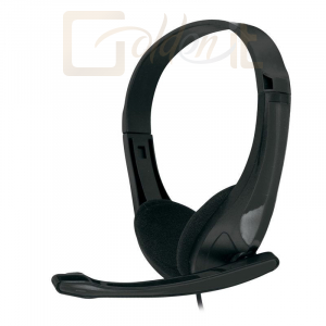Fejhallgatók, mikrofonok Omega FH4088B FreeStyle Chat Stereo Headset Black - FH4088B