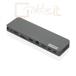 Notebook kiegészitők Lenovo USB-C Mini Dock Black - 40AU0065EU