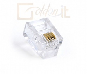 Hálózati eszközök Gembird MP-6P4C/100 Modular plug (15u