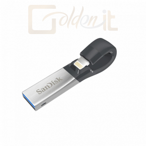 USB Ram Drive Sandisk 256GB USB3.0/Lightning iXpand Flash Drive Silver - SDIX30N-256G / 183589