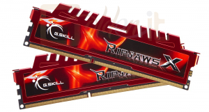 RAM G.SKILL 16GB DDR3 1600MHz Kit(2x8GB) RipjawsX Red - F3-12800CL10D-16GBXL