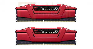 RAM G.SKILL 32GB DDR4 2400MHz Kit(2x16GB) RipjawsV Red - F4-2400C15D-32GVR