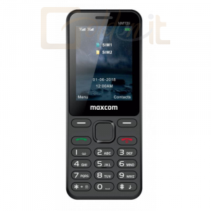 Mobil készülékek Maxcom MM139 DualSIM Black - MM139CZ