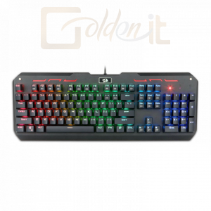 Billentyűzet Redragon Varuna RGB Brown Mechanical Gaming Keyboard Black HU - K559RGB_BROWN_HU