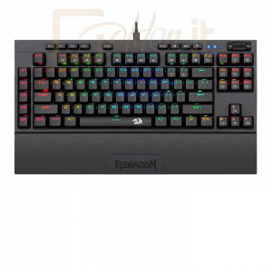Billentyűzet Redragon Vishnu RGB Wireless/Wired Brown Mechanical Gaming Keyboard Black HU - K596RGB_BROWN_HU