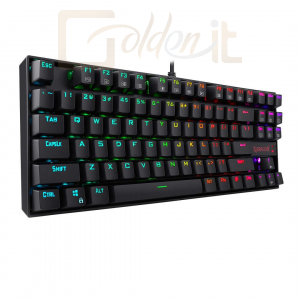 Billentyűzet Redragon Kumara RGB Backlit Mechanical Gaming Keyboard Red Switches Black HU - K552RGB-1_RED_HU