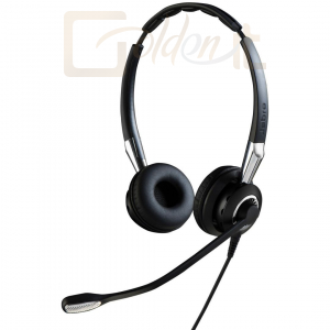Fejhallgatók, mikrofonok Jabra Biz 2400 II Duo Headset Black - 2489-825-209