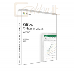 Szoftver - Office Microsoft Office Home and Business 2019 Hungarian EuroZone Medialess P6 - T5D-03314