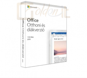 Szoftver - Office Microsoft Office Home and Student 2019 Hungarian EuroZone Medialess P6 - 79G-05155