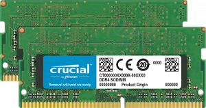 RAM - Notebook Crucial 16GB DDR4 2400MHz Kit (2x8GB) SODIMM - CT2K8G4SFS824A