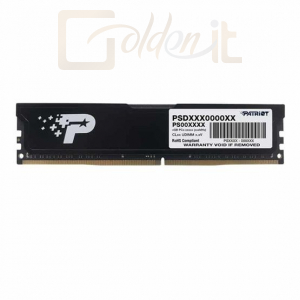 RAM - Notebook Patriot 4GB DDR4 2400MHz Signature Line SODIMM - PSD44G240081S