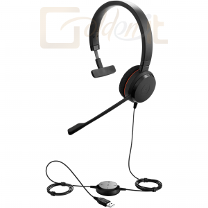 Fejhallgatók, mikrofonok Jabra Evolve 20 MS Mono USB Black - 4993-823-109