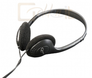 Fejhallgatók, mikrofonok Gembird MHP-123 Stereo headphones Black - MHP-123