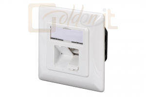 Hálózati eszközök Digitus CAT 6 wall outlet, shielded, 2x RJ45 - DN-9006/B5-N