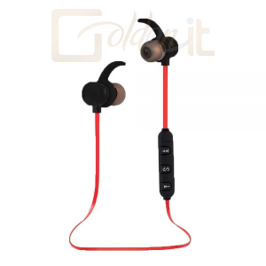Fejhallgatók, mikrofonok Esperanza Magnetic Bluetooth headset Black/Red - EH186K