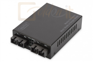 Hálózati eszközök Digitus Fast Ethernet Media Converter Multi- to Singlemode - DN-82024