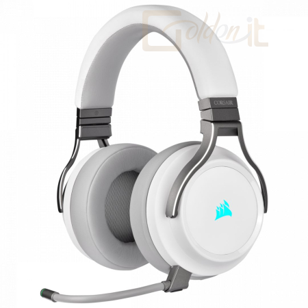 Fejhallgatók, mikrofonok Corsair Virtuoso RGB Wireless High-Fidelity Gaming Headset White - CA-9011186-EU