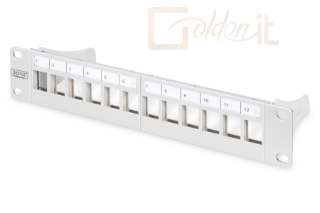 Hálózati eszközök Digitus Modular Patch Panel, shielded, 12-port - DN-91419