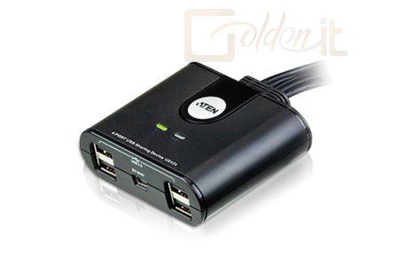 Hálózati eszközök ATEN US424 4x4 USB2.0 Peripheral Sharing Switch - US424