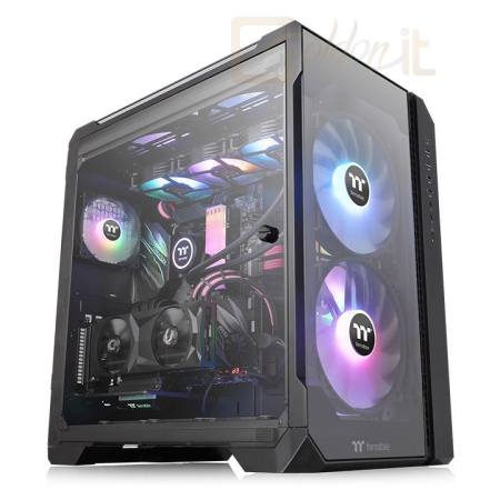 Ház Thermaltake View 51 Tempered Glass ARGB Edition Black - CA-1Q6-00M1WN-00