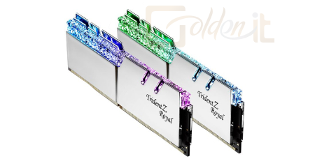 RAM G.SKILL 16GB DDR4 3200MHz Kit(2x8GB) TridentZ Royal Silver - F4-3200C16D-16GTRS