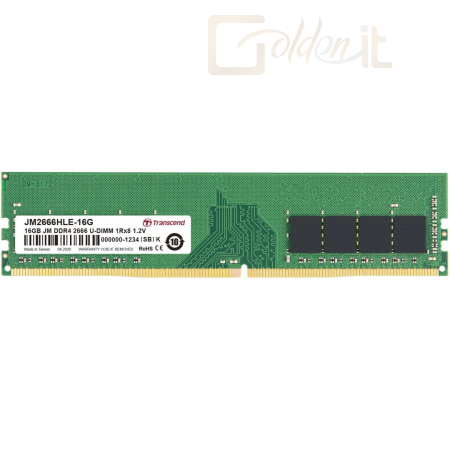 RAM Transcend 16GB DDR4 2666Mhz JetRam - JM2666HLE-16G
