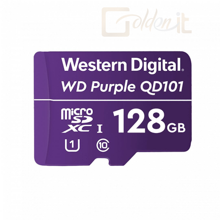 USB Ram Drive Western Digital 128GB microSDXC Purple SC QD101 - WDD128G1P0C