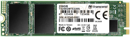 Winchester SSD Transcend 256GB M.2 2280 NVMe TS256GMTE220S - TS256GMTE220S