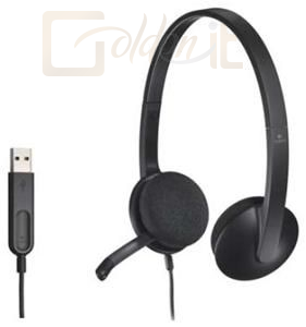 Fejhallgatók, mikrofonok Logitech H340 Headset Black - 981-000475 / 981-000509