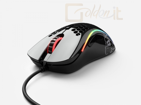 Egér Glorious Model D Gaming Race RGB Glossy Black - GD-GBLACK