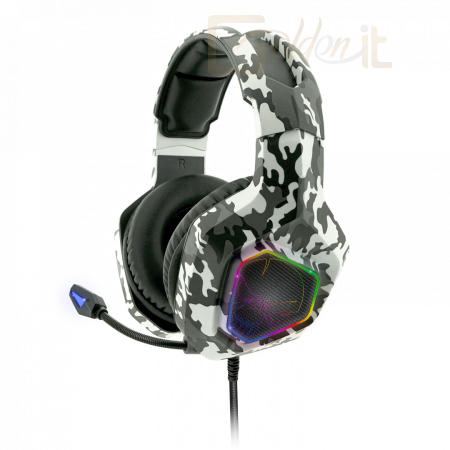 Fejhallgatók, mikrofonok Spirit Of Gamer Elite H50 Headset Arctic Edition - MIC-EH50WT