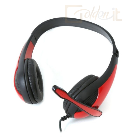 Fejhallgatók, mikrofonok FreeStyle FH4008R Stereo Headset Red - FH4008R