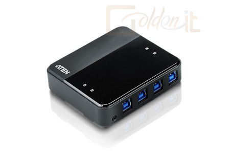 Hálózati eszközök ATEN US434-AT 4x4 USB3.2 Gen1 Peripheral Sharing Switch - US434-AT