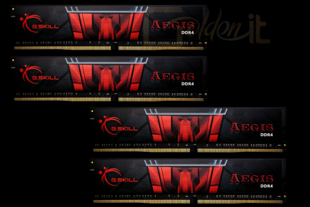 RAM G.SKILL 64GB DDR4 3200MHz Kit (4x16GB) Aegis Black - F4-3200C16Q-64GIS