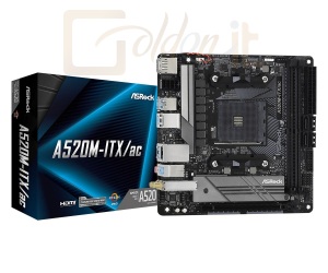 Alaplapok ASROCK A520M-ITX/AC - 90-MXBDG0-A0UAYZ