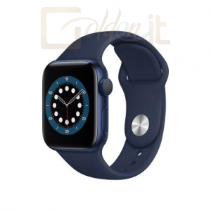 Okosóra Apple Watch Series 6 GPS 40mm Blue Aluminium Case with Deep Navy Sport Band - MG143HC/A