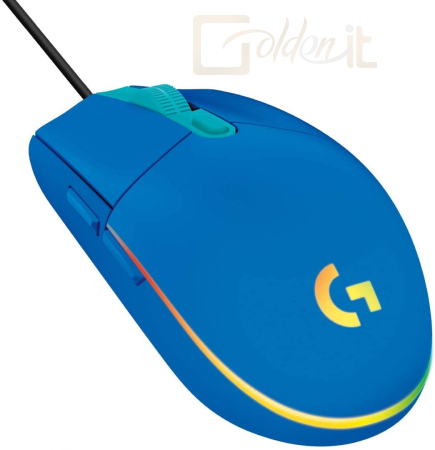 Egér Logitech G203 LightSync Gaming mouse Blue - 910-005798