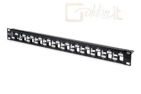 Hálózati eszközök Digitus Modular Patch Panel, shielded, 24-port - DN-91412